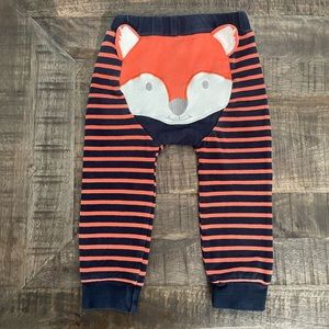 Jojo Maman Bébé Baby Pants, Cute Fox, Size 6 - 12 Months
